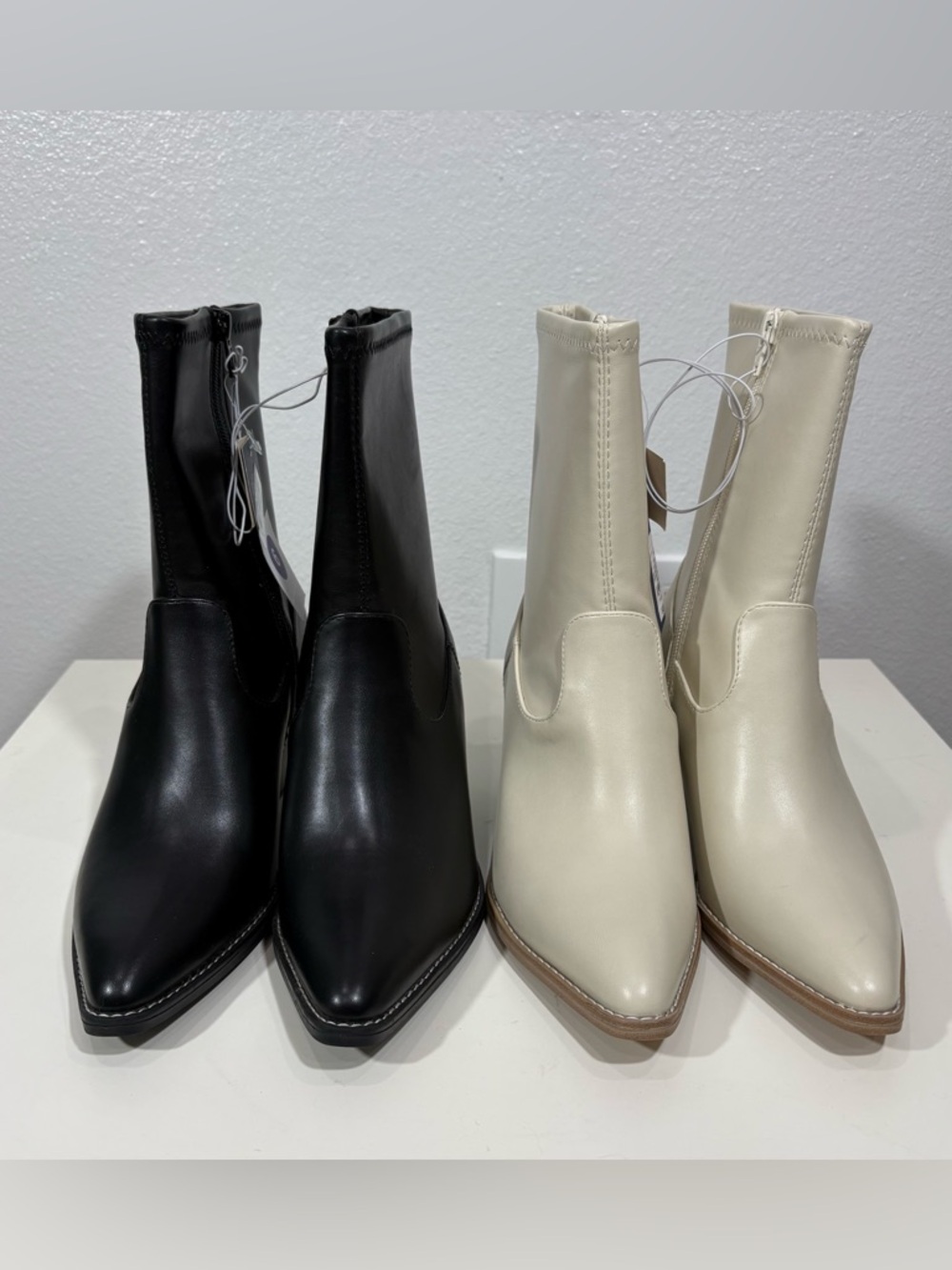 NWT A New Day Booties Bundle in Off White & Black Women’s Size 6